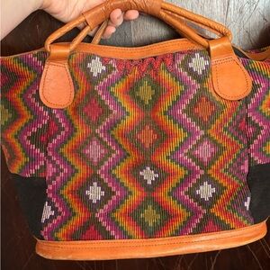 Humble Hilo Colorful Geometric Patterned Tote Bag